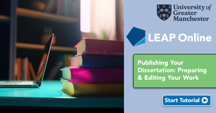 Publishing Your Dissertation: Preparing and Editing Your Work